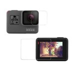 Ficha técnica e caractérísticas do produto Conjunto Películas de Vidro Lente e Tela LCD Câmera GoPro Hero 5 Black e Hero 6 Black