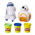 Ficha técnica e caractérísticas do produto Conjunto Play Doh Star Wars R2-D2 e BB-8 - Hasbro - Play-doh