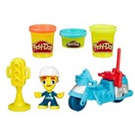 Ficha técnica e caractérísticas do produto Conjunto Play-Doh Town Hasbro Moto de Polícia