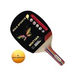 Ficha técnica e caractérísticas do produto Conjunto Raquete Tenis de Mesa Mintaka Gold Sports