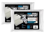 Conjunto Travesseiro Espuma Viscoelástica 2 Peças - Fibrasca NASA Double Comfort
