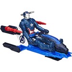 Conjunto Veículo e Boneco Vingadores Titan Hero Patriota de Ferro com Arc Thruster Jet - Hasbro