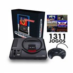 Console Mega Drive Tec Toy + 1 Controle + 1311 Jogos na Memória
