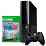 Ficha técnica e caractérísticas do produto Console Microsoft Xbox 360 Slim com 4GB Wi-Fi e Controle Sem Fio Preto