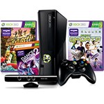 Ficha técnica e caractérísticas do produto Console Oficial Xbox 360 250Gb com Kinect - Edição Especial Limitada com 3 Jogos e 1 Mês de Assinatura Xbox LIVE Gold