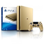 Ficha técnica e caractérísticas do produto Console Playstation 4 1Tb Gold Slim Sony Ps4