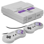 Ficha técnica e caractérísticas do produto Console Super Nintendo Classic Edition com 21 Jogos Bivolt - Branco/Roxo