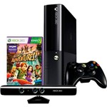 Console Xbox 360 4GB + Kinect Sensor + Game Kinect Adventures + Controle Sem Fio