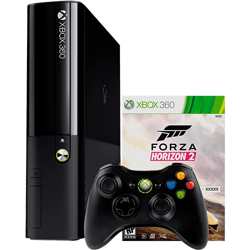 Ficha técnica e caractérísticas do produto Console Xbox 360 500GB + Forza Horizon 2 (Via Download) + Controle Sem Fio