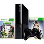 Console Xbox 360 500GB + Jogo Plants Vs Zombies Garden Warfare (Via Download) + Jogo Fable Anniversary + 1 Controle Sem ...