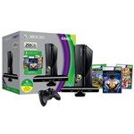 Ficha técnica e caractérísticas do produto Console Xbox 360 com Kinect + 250GB de Memória + Assinatura Xbox Live Gold de 1 Mês + Kinect Adventures + Fable: The Journey + Wreckateer