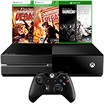 Console Xbox One 1TB + Game Tom Clancy's Rainbow Six Siege + Rainbow Six Vegas + Rainbow Six Vegas 2 + Controle Wireless - Microsoft