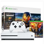 Ficha técnica e caractérísticas do produto Console Xbox One 1Tb One S + Game Anthem - Microsoft