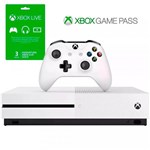 Ficha técnica e caractérísticas do produto Console Xbox One S 500GB + 3 Meses de Live Gold + 3 Meses de Gamepass + Controle Sem Fio - Microsoft