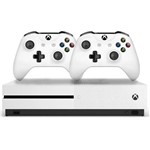 Console Xbox One S MIcrosoft 1TB 4K 2 Controles Branco - Bivolt