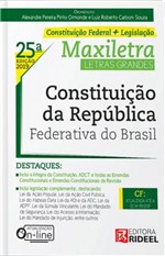 Ficha técnica e caractérísticas do produto Constituiçao da Republica Federativa do Brasil - Maxiletra - 2019 - Rideel
