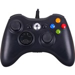 Ficha técnica e caractérísticas do produto Controle Com Fio Para Xbox 360 E Pc Preto Xgc101 Fortrek