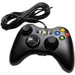 Ficha técnica e caractérísticas do produto Controle com Fio Xbox 360 TechDealer Preto