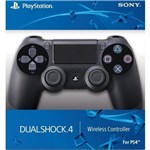 Ficha técnica e caractérísticas do produto Controle Dual Shock 4 / PS4/ Wireless - Preto - Sony