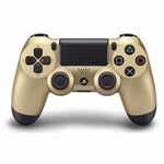 Ficha técnica e caractérísticas do produto Controle Dualshock 4 Gold - PS4