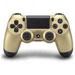 Ficha técnica e caractérísticas do produto Controle Dualshock 4 para Playstation 4 PS4 Gold (Dourado) - Sony
