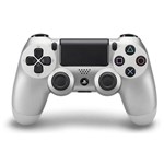 Ficha técnica e caractérísticas do produto Controle Dualshock 4 Silver (Prata) - PS4 - Sony