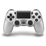 Ficha técnica e caractérísticas do produto Controle Dualshock 4 Silver (Prata) Ps4 - Sony