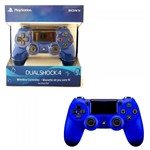 Ficha técnica e caractérísticas do produto Controle Dualshock 4 Sony Ps4 Original Azul