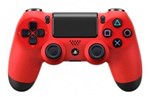 Ficha técnica e caractérísticas do produto Controle Dualshock 4 - Vermelho - Sony