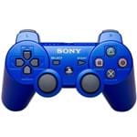 Ficha técnica e caractérísticas do produto Controle Dualshock 3 Azul Original Sony - Ps3