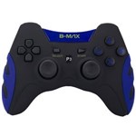 Ficha técnica e caractérísticas do produto Controle Dualshock 2x1 Ps3 Pc C/ Fio BM-028 Azul