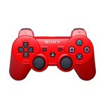 Ficha técnica e caractérísticas do produto Controle Dualshok 3 PS3 - Vermelho - Sony