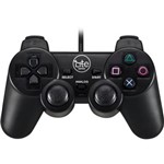 Ficha técnica e caractérísticas do produto Controle Gamer Analógico Lite Ac101 com Fio Usb para Pc com Desing Playstation