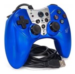 Ficha técnica e caractérísticas do produto Controle Joystick com Fio Usb para Playstation 3 Play 3 Feir Fr2120 Azul