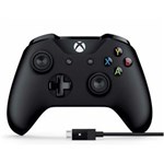 Ficha técnica e caractérísticas do produto Controle Joystick para Xbox One com Entrada P2 e Cabo para Windows