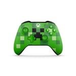 Ficha técnica e caractérísticas do produto Controle Microsoft Minecraft Creeper Sem Fio Xbox One S