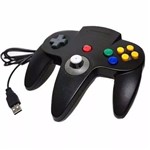 Ficha técnica e caractérísticas do produto Controle N64 Nintendo 64 Usb Pc Notebook Retrô Joystick