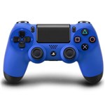 Ficha técnica e caractérísticas do produto Controle para Playstation 4 (PS4) / Dualshock 4 / Azul - Sony