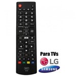 Controle para SMART TV LG/SAMSUNG com Funcao 3D e FUTEBOL 1318 MXT
