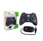 Ficha técnica e caractérísticas do produto Controle para Xbox 360 Sem Fio 2.4g Knup Kp-5122A