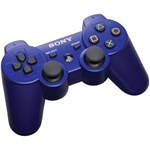 Ficha técnica e caractérísticas do produto Controle Playstation 3 Dual Shock Wirelless Azul