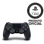 Ficha técnica e caractérísticas do produto Controle Playstation Dualshock 4 Jet Black - PS4