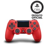 Ficha técnica e caractérísticas do produto Controle Playstation Dualshock 4 Magma Red - PS4