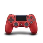 Ficha técnica e caractérísticas do produto Controle Playstation Dualshock 4 Vermelho - Ps4