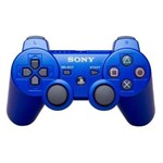 Ficha técnica e caractérísticas do produto Controle PS3 DualShock 3 Original Sony (Azul)