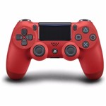 Ficha técnica e caractérísticas do produto Controle Ps4 Playstation 4 Dualshock 4 Sem Fio Sony Vermelho