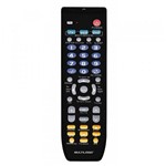 Ficha técnica e caractérísticas do produto Controle Remoto Universal Multilaser TV DVD Satélite 3 em 1 AC088 Preto