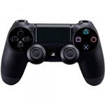 Ficha técnica e caractérísticas do produto Controle Sem Fio Dualshock 4 Preto Original - PS4 - Sony