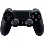 Ficha técnica e caractérísticas do produto Controle Sem Fio - Dualshock 4 Preto - PS4 - Playstation