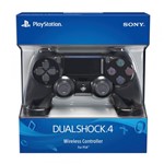 Ficha técnica e caractérísticas do produto Controle Sem Fio Dualshock 4 Sony Jet Black - PS4